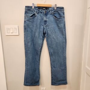 Vintage Barbell Apparel Jeans Mens 36x32 Blue Bootcut Athletic Fit Medium Wash